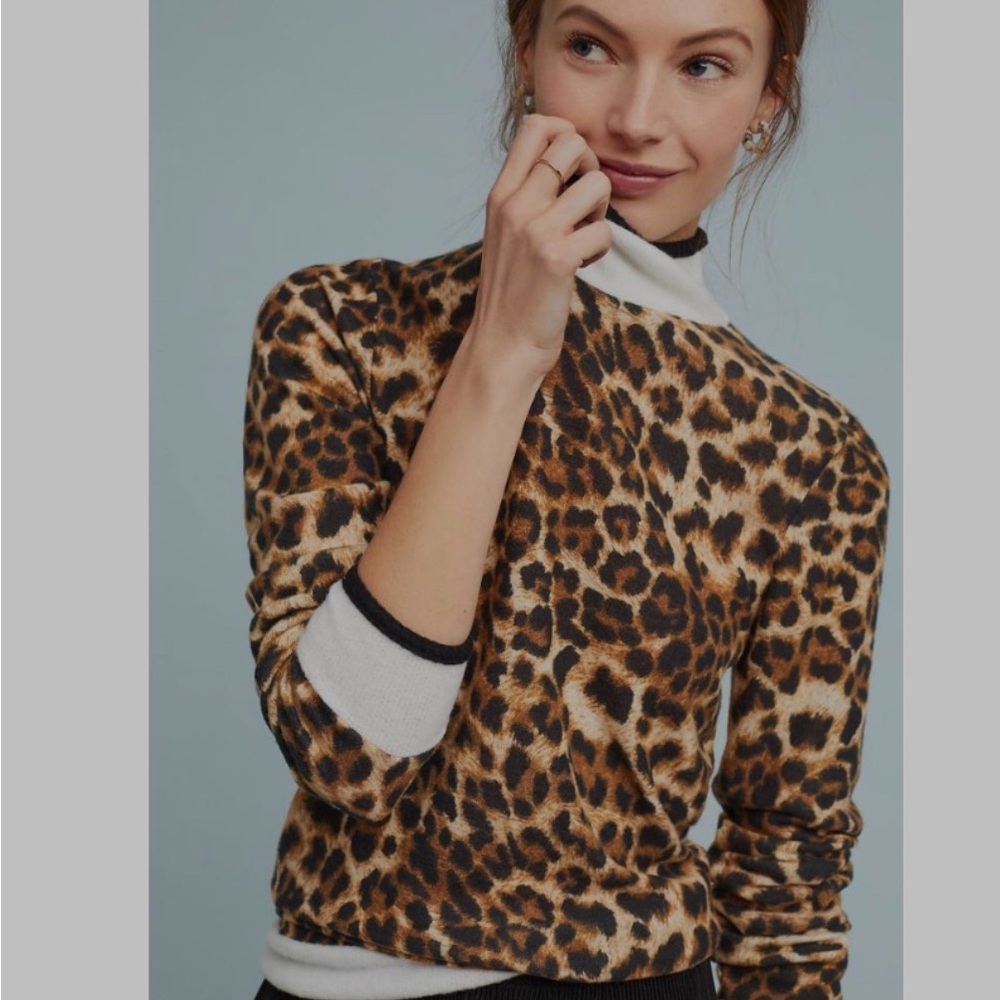 ELLA MARA Leopard Print Pullover